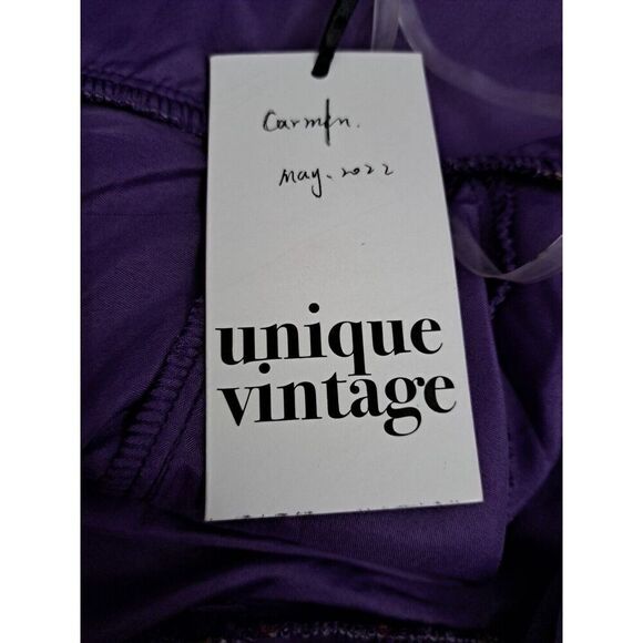 Unique‎ Vintage x Rainbow Brite Dress Size Medium 6/8 Purple Rainbow Night Print - Picture 14 of 15